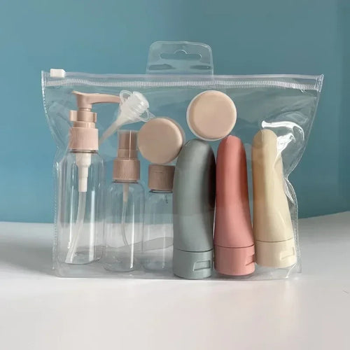 Portable Silicone Travel Bottle Set